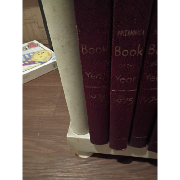 Vintage Britanica Book of The Year Set of 22 Hardcover Books In Great Condition - Picture 4 of 5